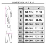 Pantalon cu pieptar COMFORT - COMFORT-BP-R