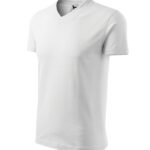 Tricou unisex - V-neck 102 - alb - MALFINI®