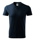Tricou unisex - V-neck 102 - albastru marin - MALFINI®