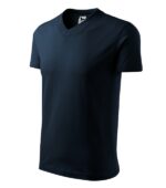 Tricou unisex - V-neck 102 - albastru marin - MALFINI®