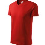 Tricou unisex - V-neck 102 - roşu - MALFINI®