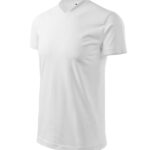 Tricou unisex - Heavy V-neck 111 - alb - MALFINI®