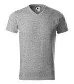 Tricou unisex - Heavy V-neck 111 - gri închis - MALFINI®