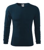 Tricou pentru bărbaţi - Fit-T LS 119 - albastru marin - MALFINI®