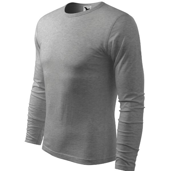 Tricou pentru bărbaţi - Fit-T LS 119 - gri închis - MALFINI®