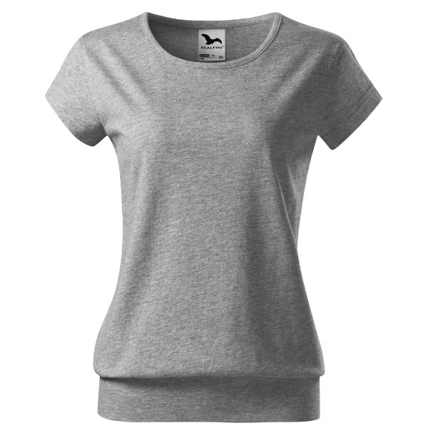 Tricou pentru damă - City 120 - gri închis - MALFINI®