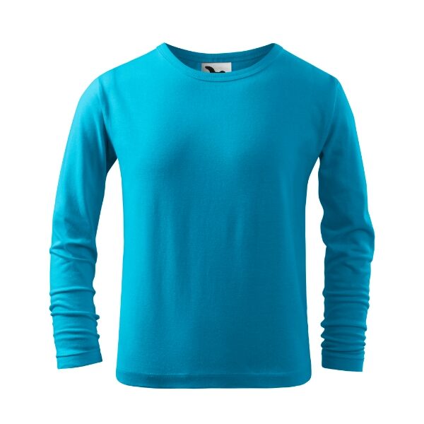 Tricou pentru copii - Fit-T LS 121 - turcoaz - MALFINI®