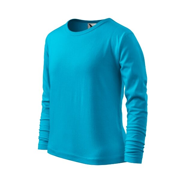 Tricou pentru copii - Fit-T LS 121 - turcoaz - MALFINI®