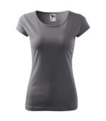 Tricou pentru damă - Pure 122 - gri metalic - MALFINI®