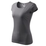 Tricou pentru damă - Pure 122 - gri metalic - MALFINI®