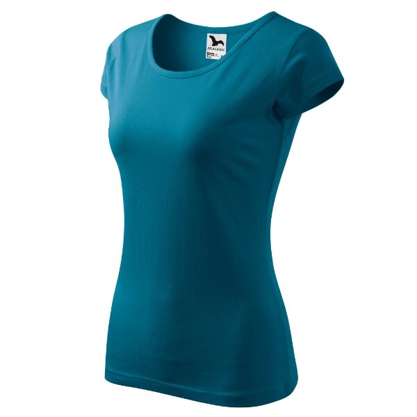 Tricou pentru damă - Pure 122 - albastru petrol - MALFINI®