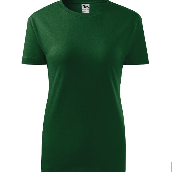 Tricou pentru damă - Classic New 133 - verde sticlă - MALFINI®