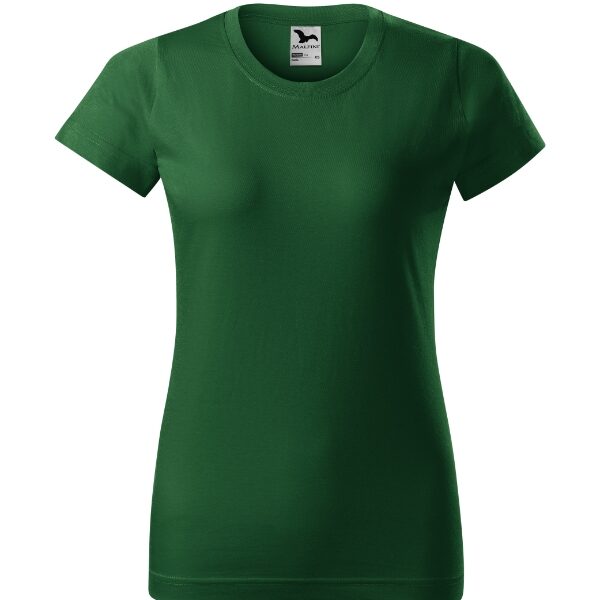 Tricou pentru damă - Basic 134 - verde sticlă - MALFINI®