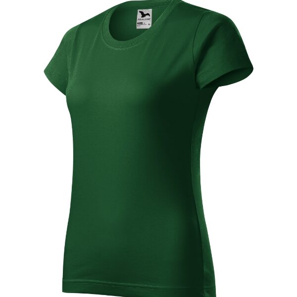Tricou pentru damă - Basic 134 - verde sticlă - MALFINI®