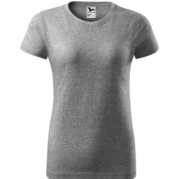 Tricou pentru damă - Basic 134 - gri închis - MALFINI®