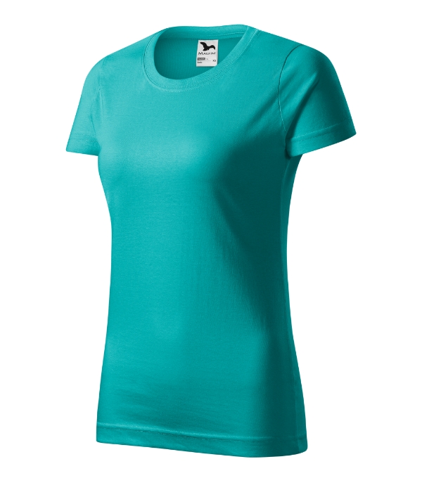 134_19_cw600 Tricou pentru damă - Basic 134 - verde smarald - MALFINI®