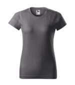 Tricou pentru damă - Basic 134 - gri metalic - MALFINI®