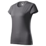 Tricou pentru damă - Basic 134 - gri metalic - MALFINI®