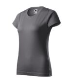 Tricou pentru damă - Basic 134 - gri metalic - MALFINI®