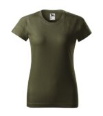 Tricou pentru damă - Basic 134 - military - MALFINI®