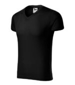 Tricou pentru bărbaţi - Slim Fit V-neck 146 - negru - MALFINI®