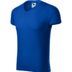 Tricou pentru bărbaţi - Slim Fit V-neck 146 - albastru regal - MALFINI®