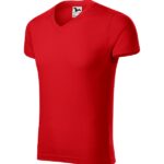 Tricou pentru bărbaţi - Slim Fit V-neck 146 - roşu - MALFINI®