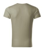 Tricou pentru bărbaţi - Slim Fit V-neck 146 - kaki deschis - MALFINI®