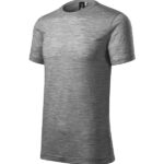 Tricou pentru bărbaţi - Merino Rise 157 - gri închis - MALFINI Premium®
