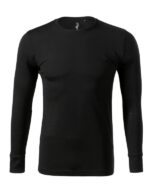 Tricou pentru bărbaţi - Merino Rise LS 159 - negru - MALFINI Premium®