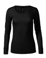 Tricou pentru damă - Merino Rise LS 160 - negru - MALFINI Premium®