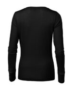 Tricou pentru damă - Merino Rise LS 160 - negru - MALFINI Premium®