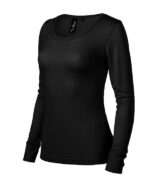Tricou pentru damă - Merino Rise LS 160 - negru - MALFINI Premium®
