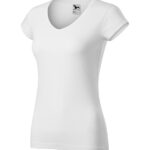 Tricou pentru damă - Fit V-neck 162 - alb - MALFINI®