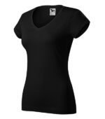 Tricou pentru damă - Fit V-neck 162 - negru - MALFINI®