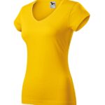 Tricou pentru damă - Fit V-neck 162 - galben - MALFINI®