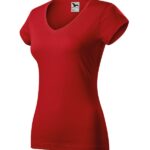 Tricou pentru damă - Fit V-neck 162 - roşu - MALFINI®