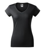Tricou pentru damă - Fit V-neck 162 - ebony gray - MALFINI®