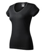 Tricou pentru damă - Fit V-neck 162 - ebony gray - MALFINI®