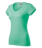Tricou pentru damă - Fit V-neck 162 - verde mentă - MALFINI®