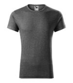 Tricou pentru bărbaţi - Fusion 163 - negru melanj - MALFINI®