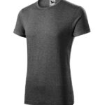 Tricou pentru bărbaţi - Fusion 163 - negru melanj - MALFINI®