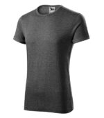Tricou pentru bărbaţi - Fusion 163 - negru melanj - MALFINI®