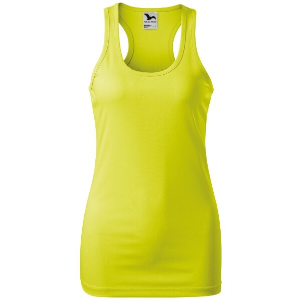 Top pentru damă - Racer 167 - galben neon - MALFINI®