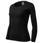 Tricou pentru damă - Fit-T LS 169 - negru - MALFINI®