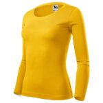 Tricou pentru damă - Fit-T LS 169 - galben - MALFINI®