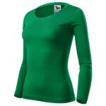 Tricou pentru damă - Fit-T LS 169 - verde mediu - MALFINI®