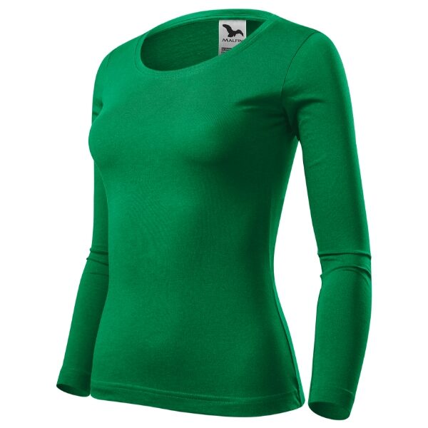 Tricou pentru damă - Fit-T LS 169 - verde mediu - MALFINI®