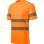 Tricou unisex - HV Dry 1V8 - portocaliu reflectorizant - RIMECK®
