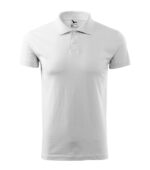 Tricou polo pentru bărbaţi - Single J. 202 - alb - MALFINI®